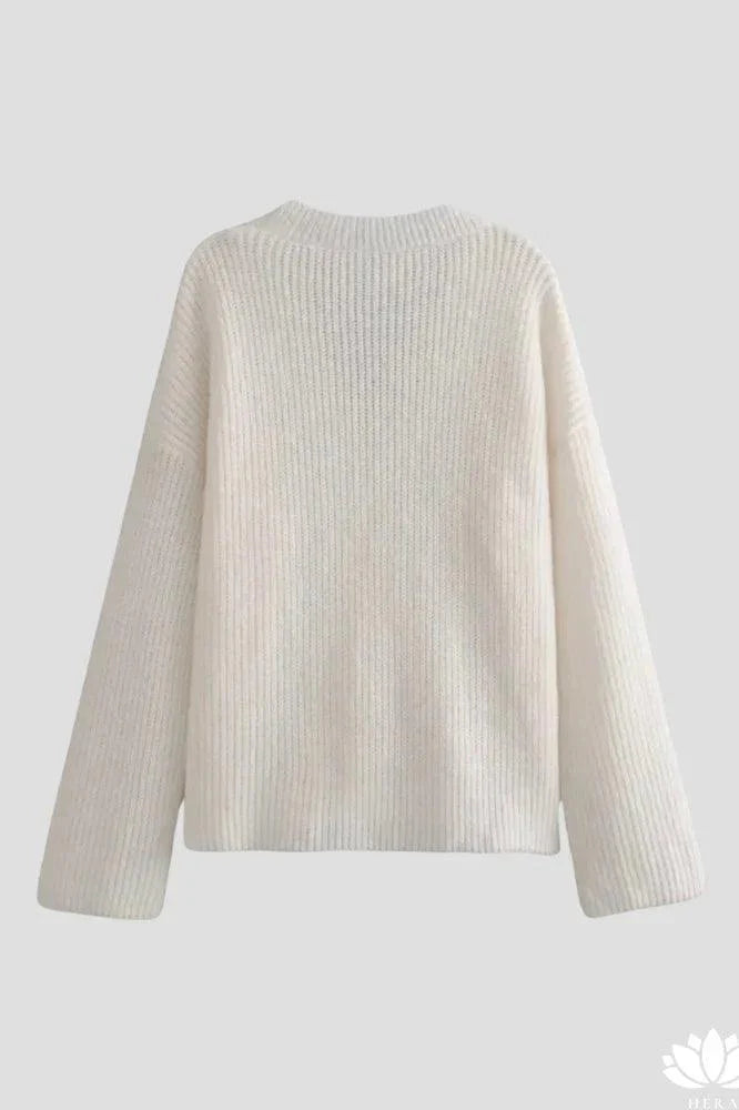 Pileli V Yaka Hırka