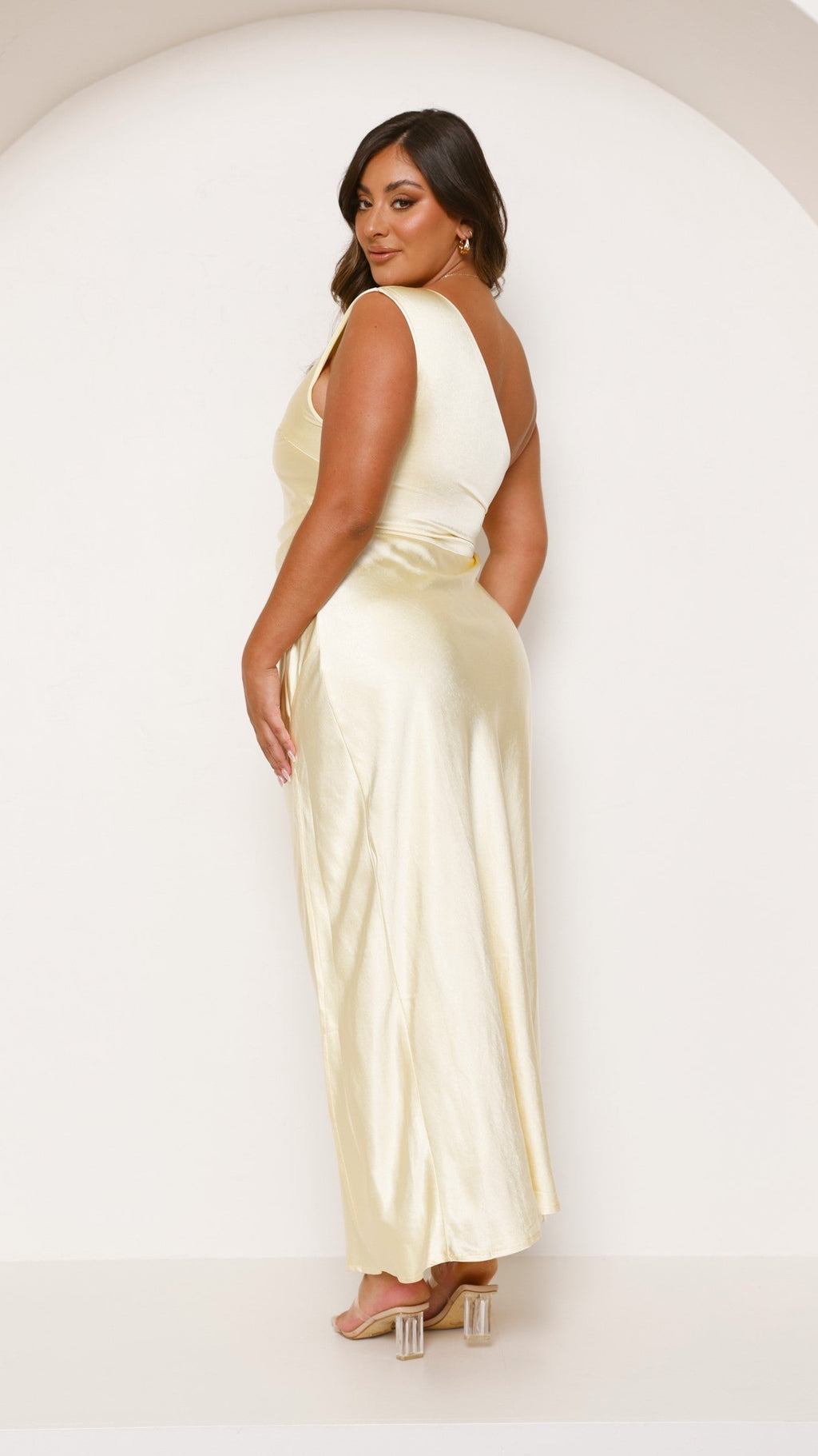 Victoria Maxi Elbise - Sarı