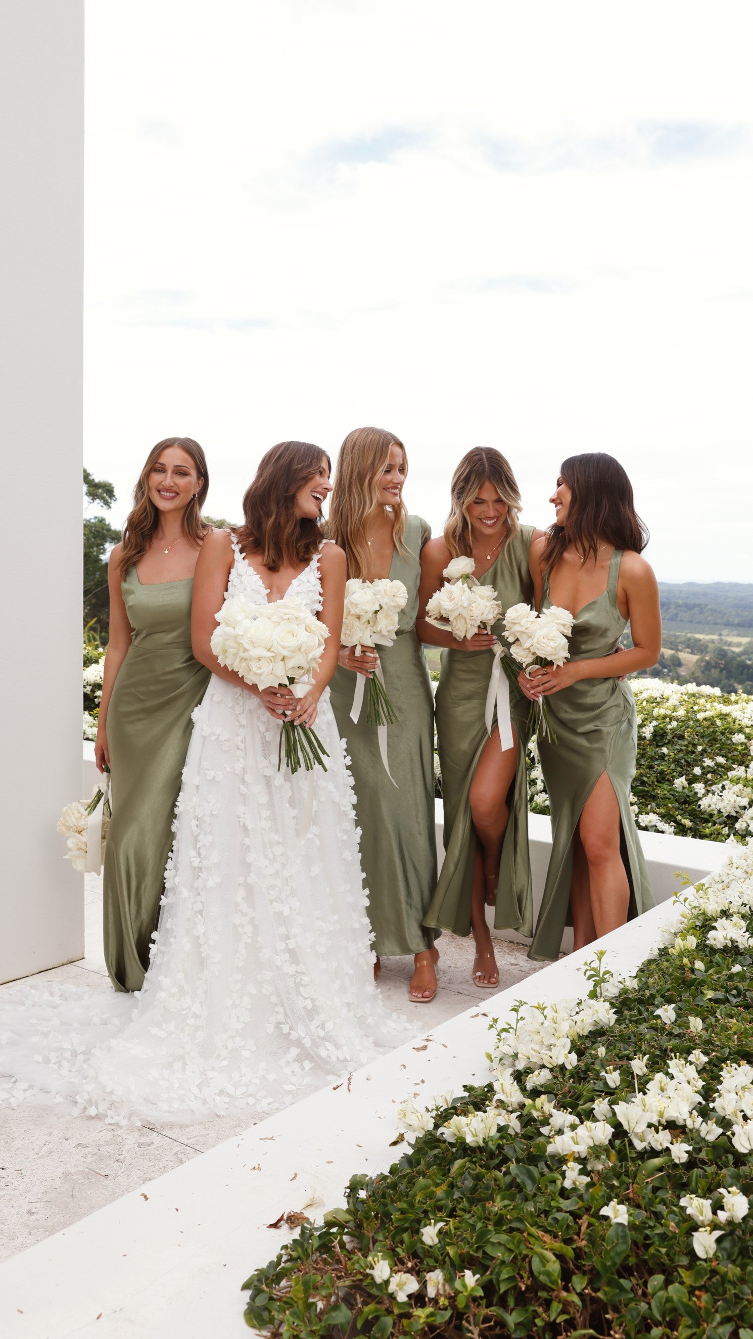 Victoria Maxi Elbise - Zeytin Yeşili