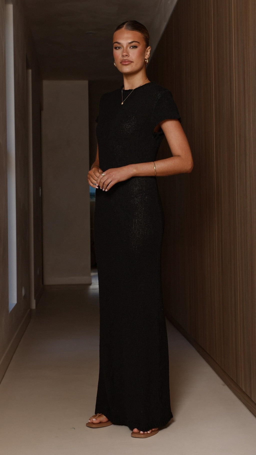 Valise Maxi Elbise - Siyah