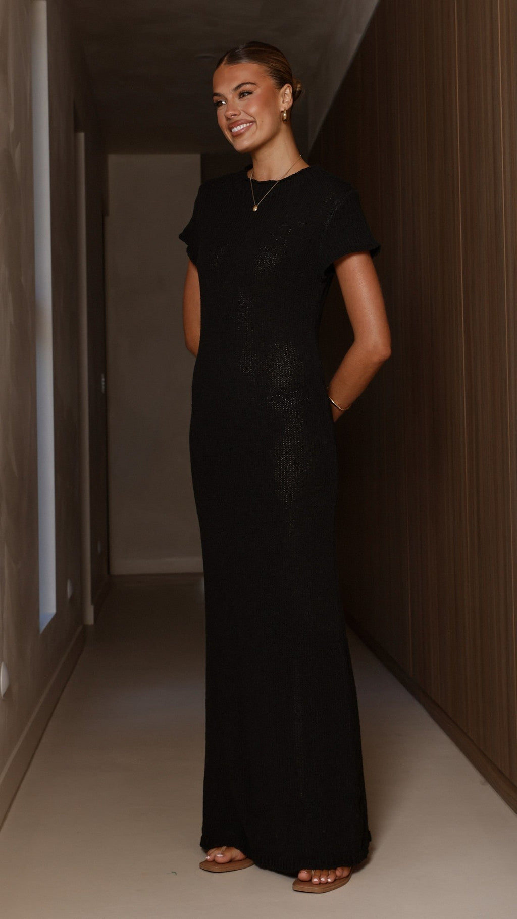 Valise Maxi Elbise - Siyah