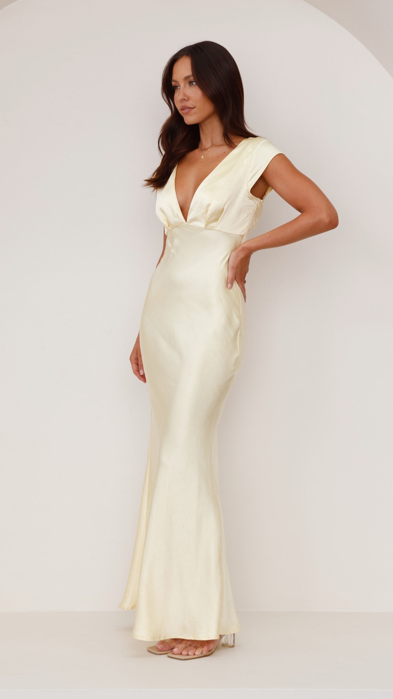 Amelia Maxi Elbise - Sarı