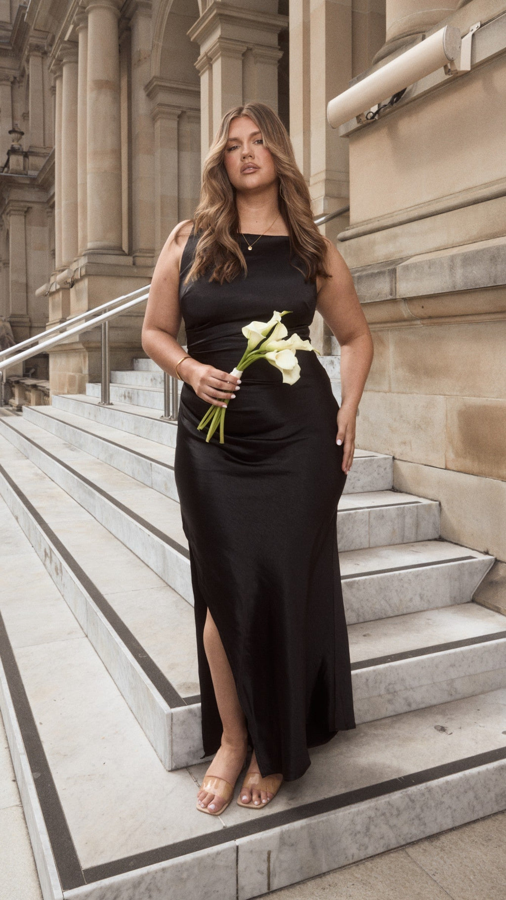 Ava Maxi Elbise - Siyah