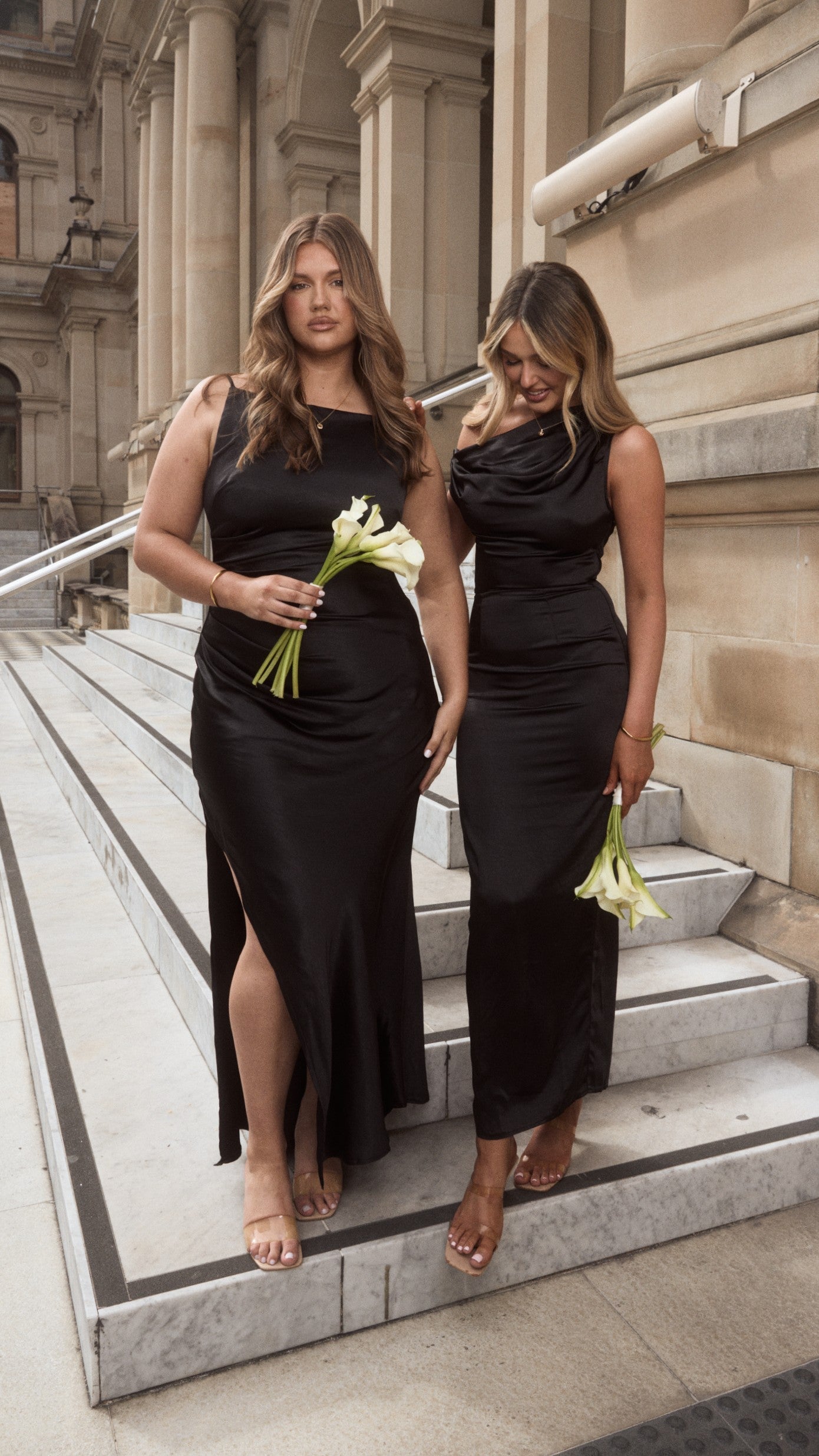 Ava Maxi Elbise - Siyah