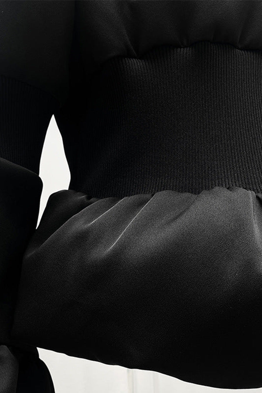 Siyah Kısa Şişme Ceket