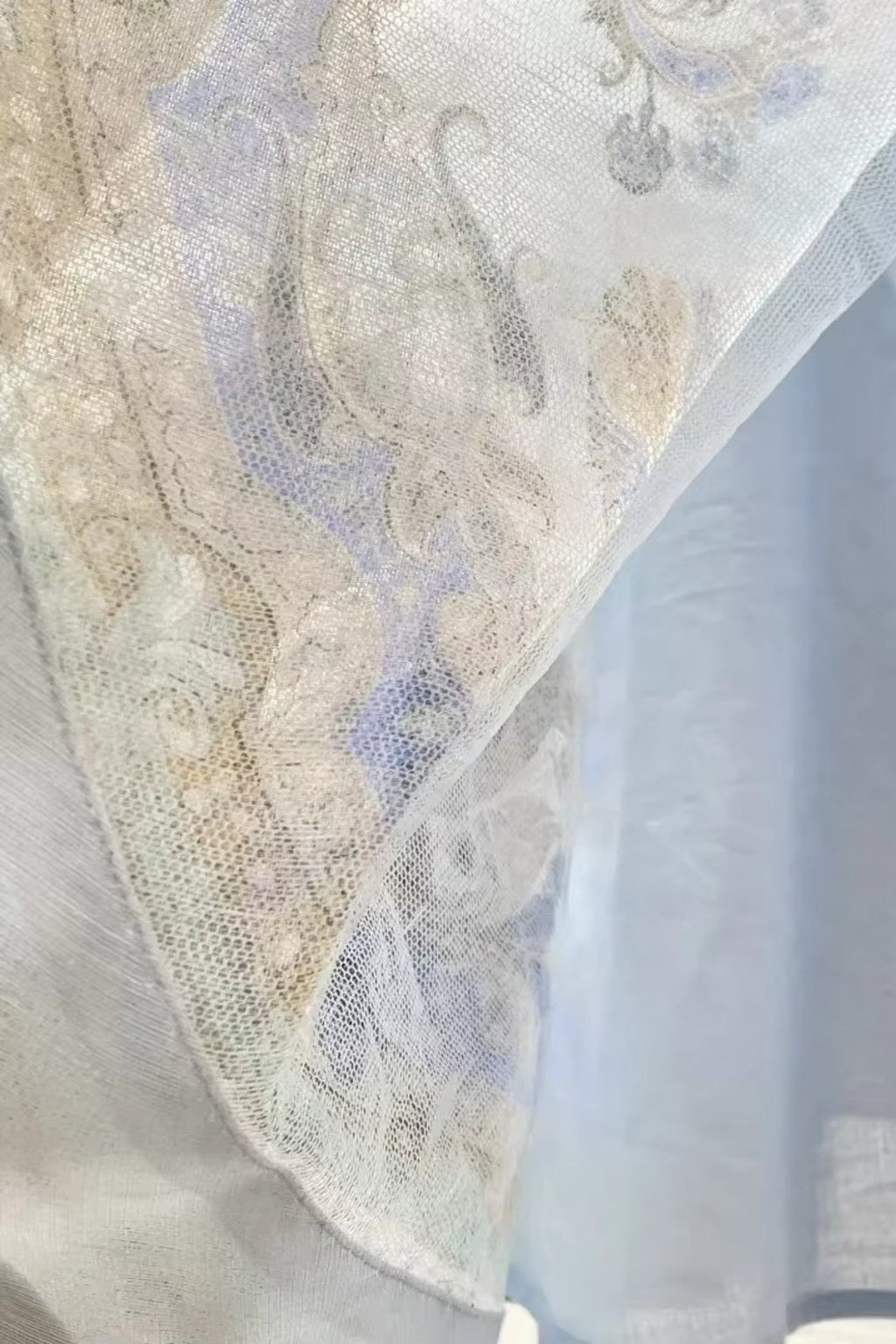 Vintage Çiçek Motifli Pastel Mini Elbise