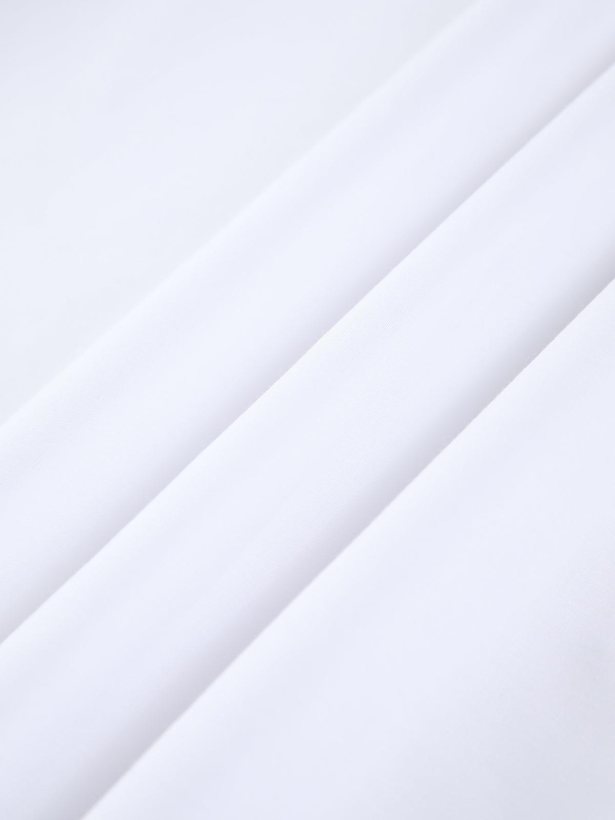 Askılı Derin V Yaka Beyaz Maxi Elbise