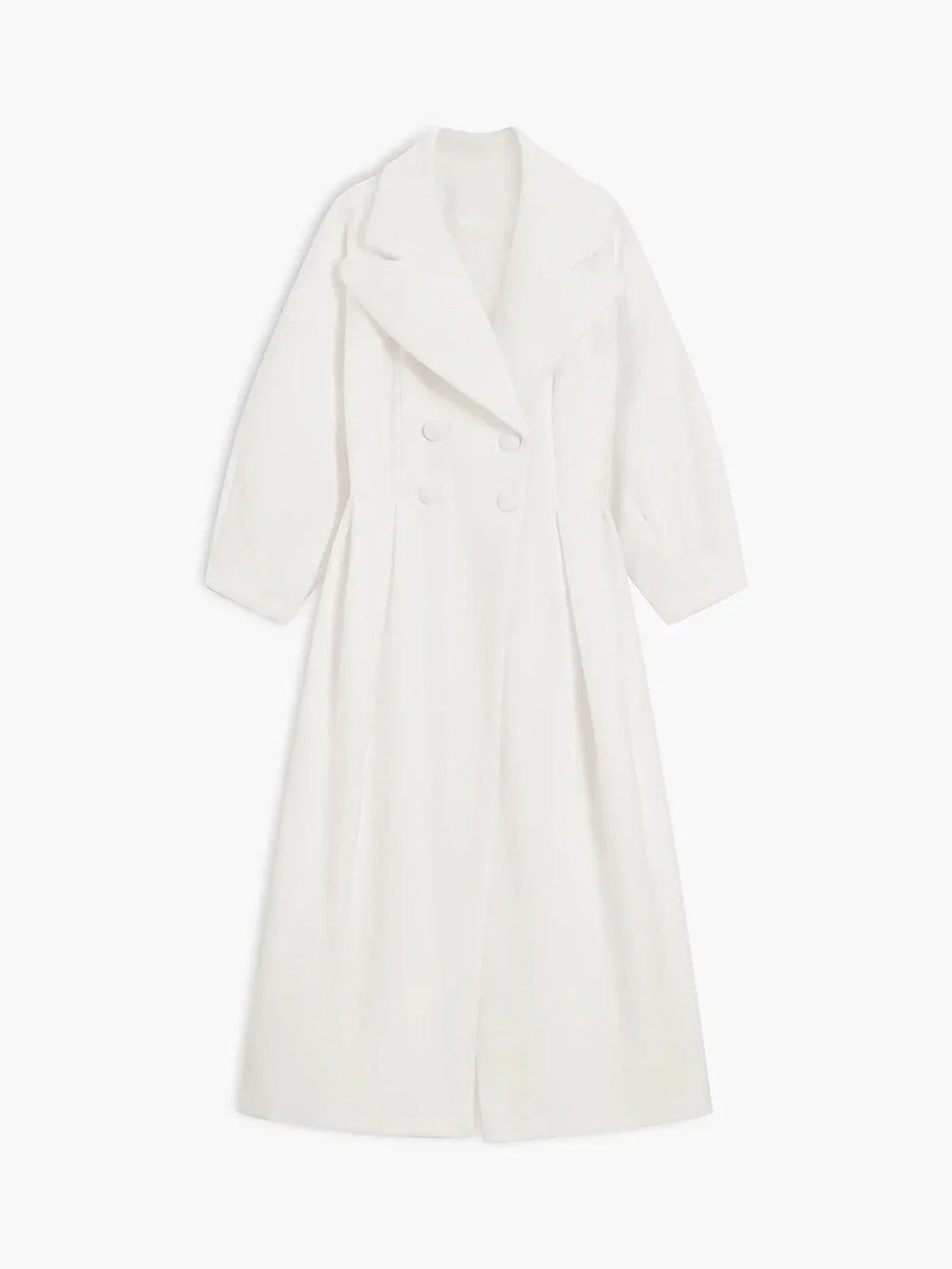 Aurora Şıklığı Uzun Kaşe Kaban