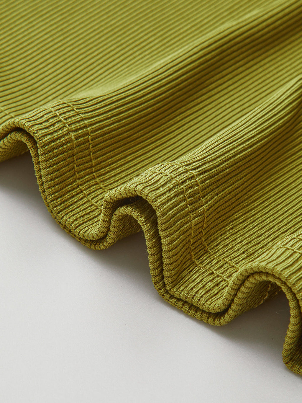 Balıkçı Yaka Kolsuz Sırtı Açık Nervürlü Uzun Elbise