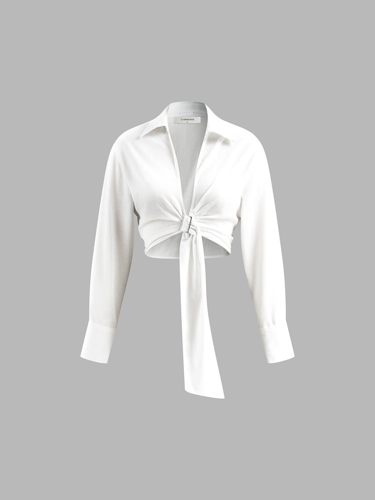 Asimetrik Kesim Uzun Kollu Bluz