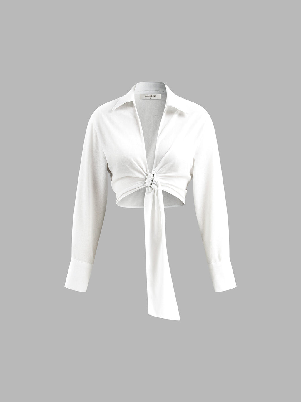 Asimetrik Kesim Uzun Kollu Bluz