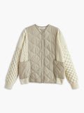 Quilted Harmony Knit Ceket