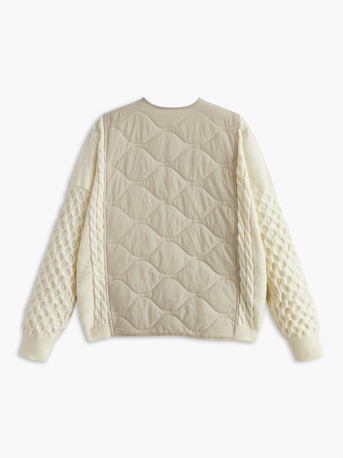 Quilted Harmony Knit Ceket