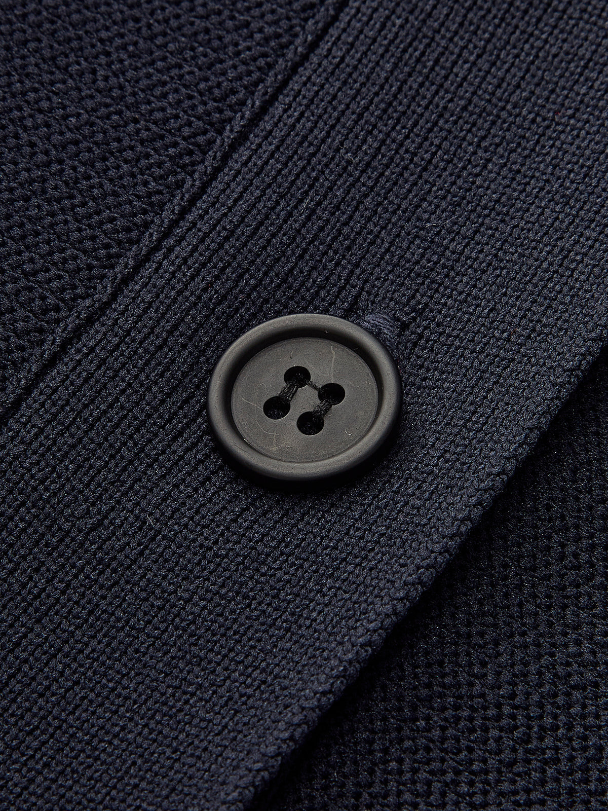 V Yaka Fırfır Düğmeli Hırka