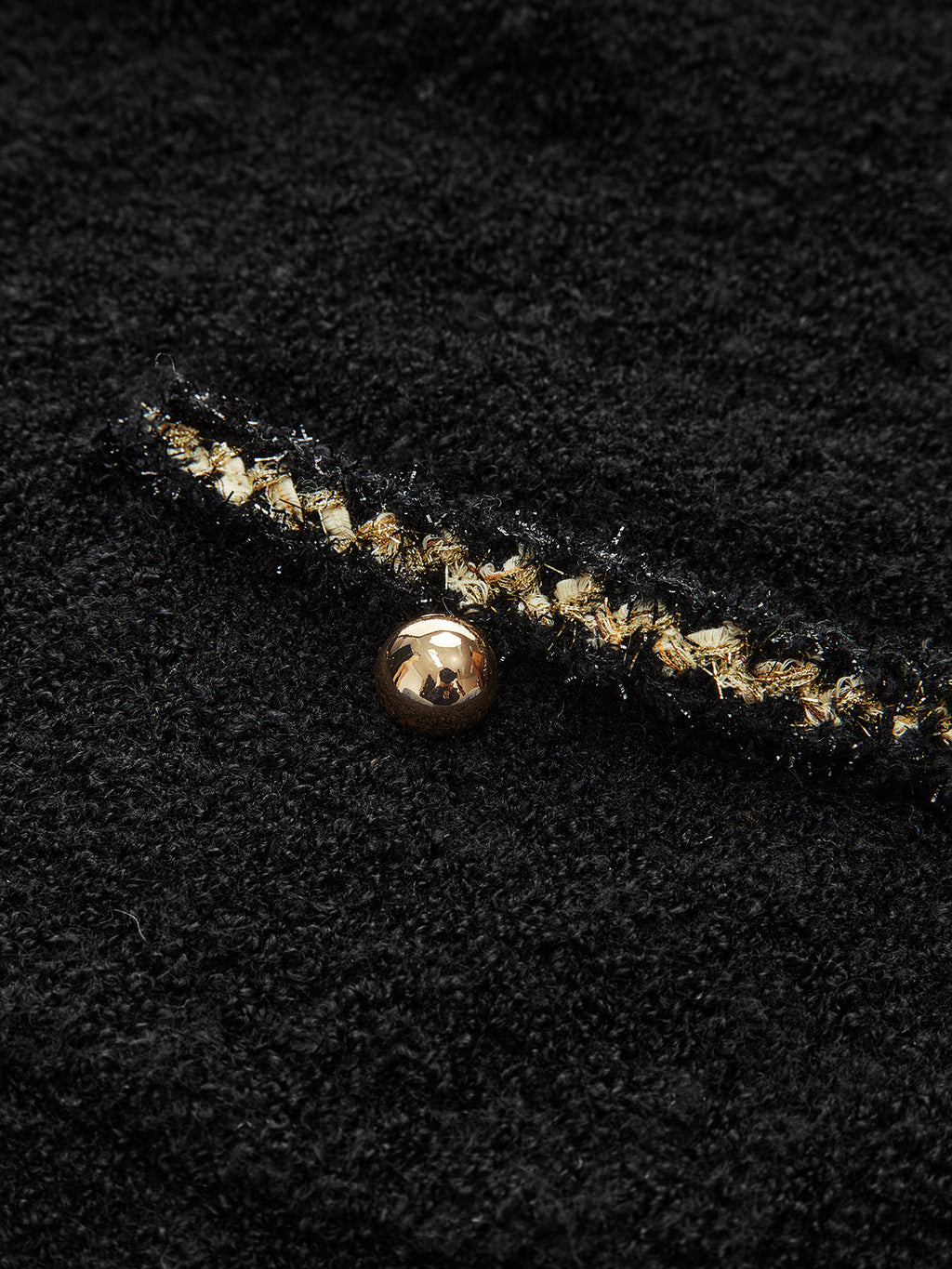 Zarif Kontrast Biye Anahtar Deliği Yaka Polo Kazak