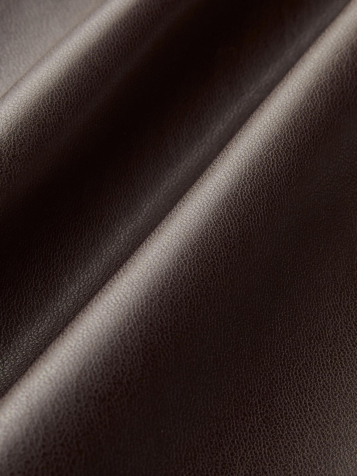 Suni Deri Skinny Askılı Elbise