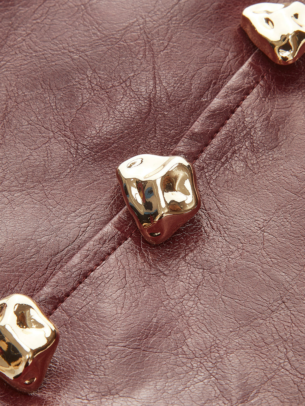 Şık Suni Deri Fırfırlı Mini Etek