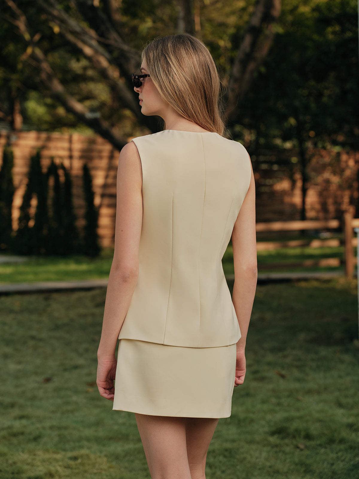 Şık Asimetrik Yüksek Bel Sarma Etek