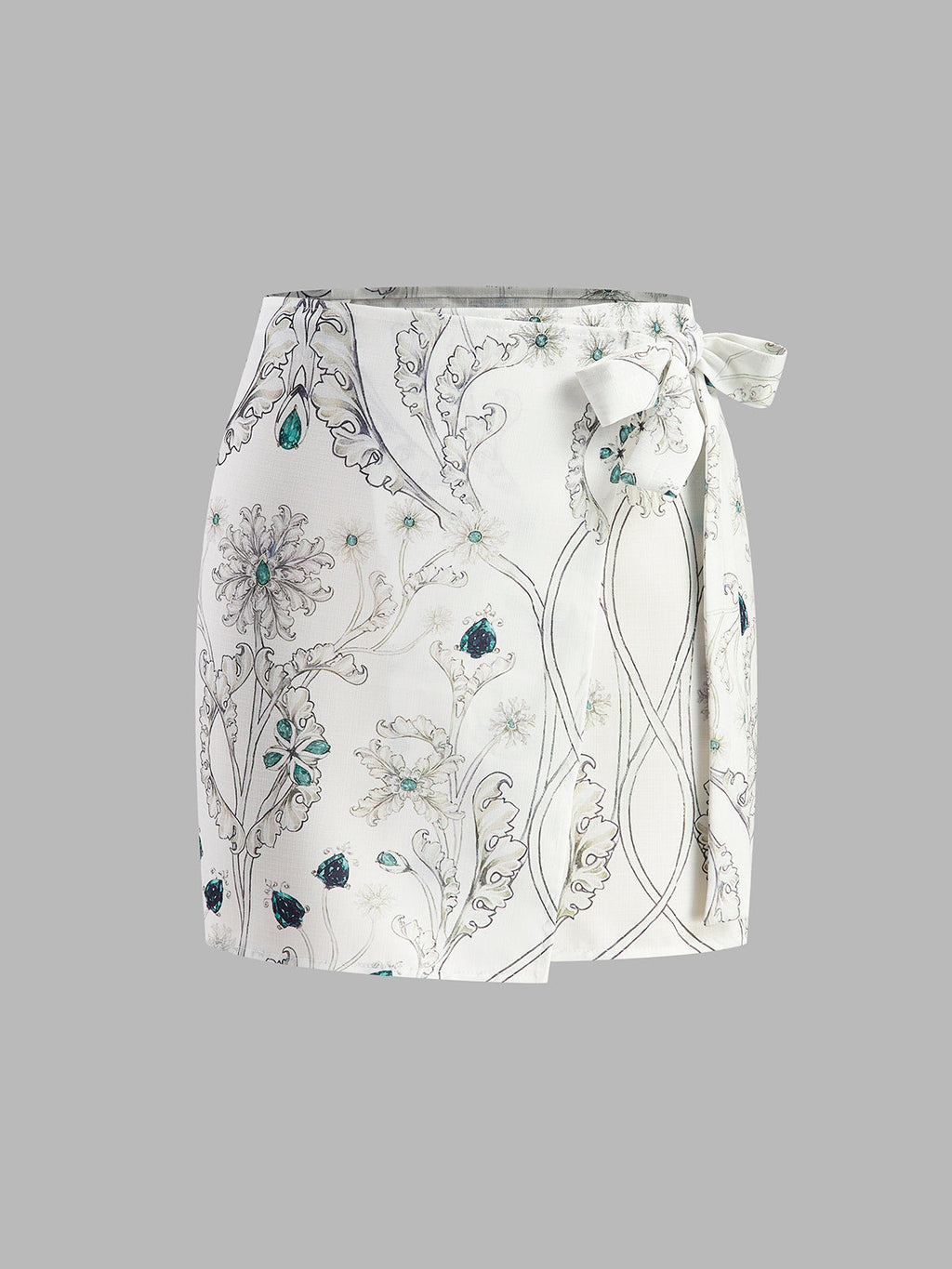 Şık Çiçekli Sarma Etek ile Zahmetsiz Stil