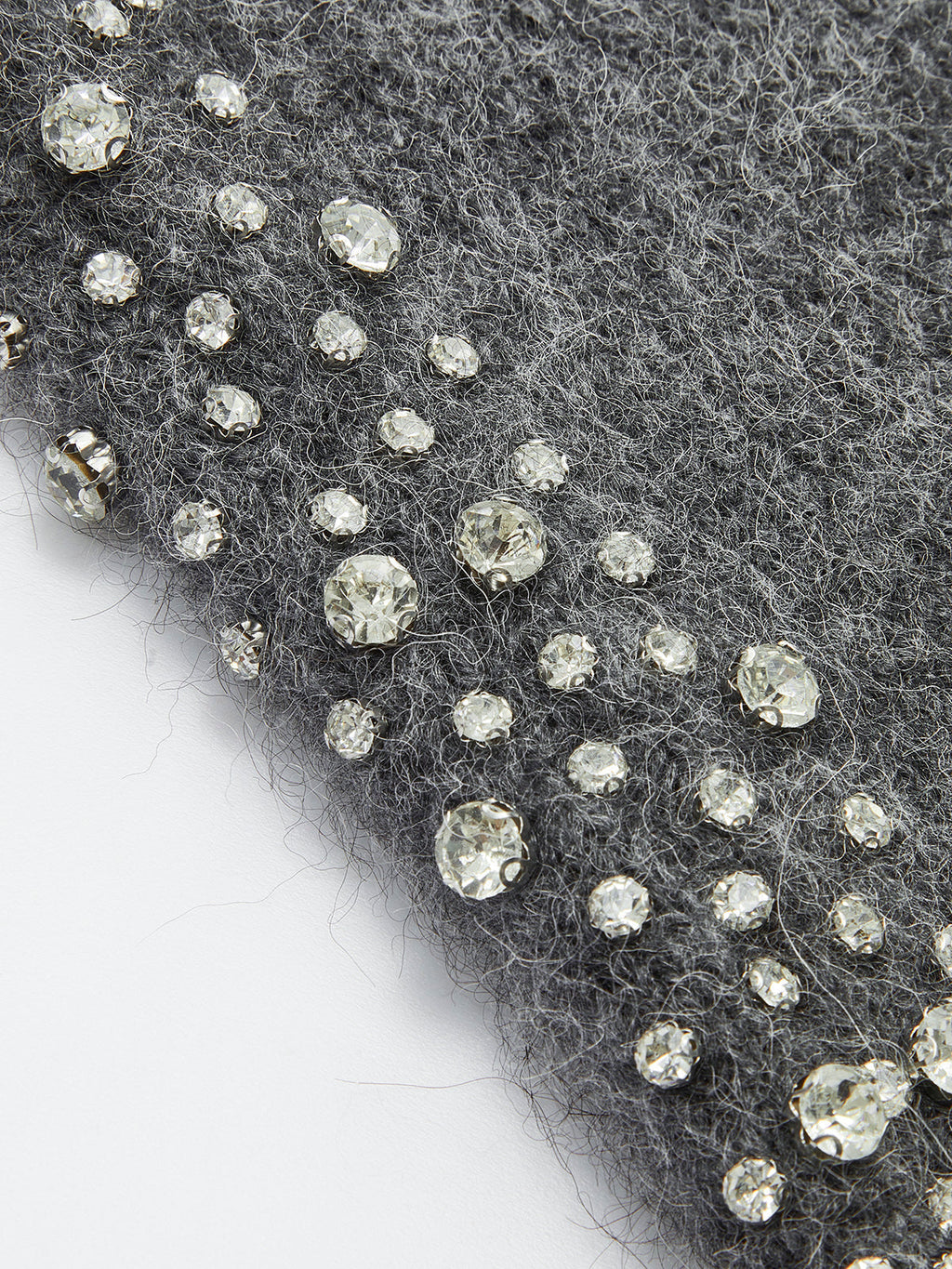 Şık Yün Karışımlı Boncuklu Kazak