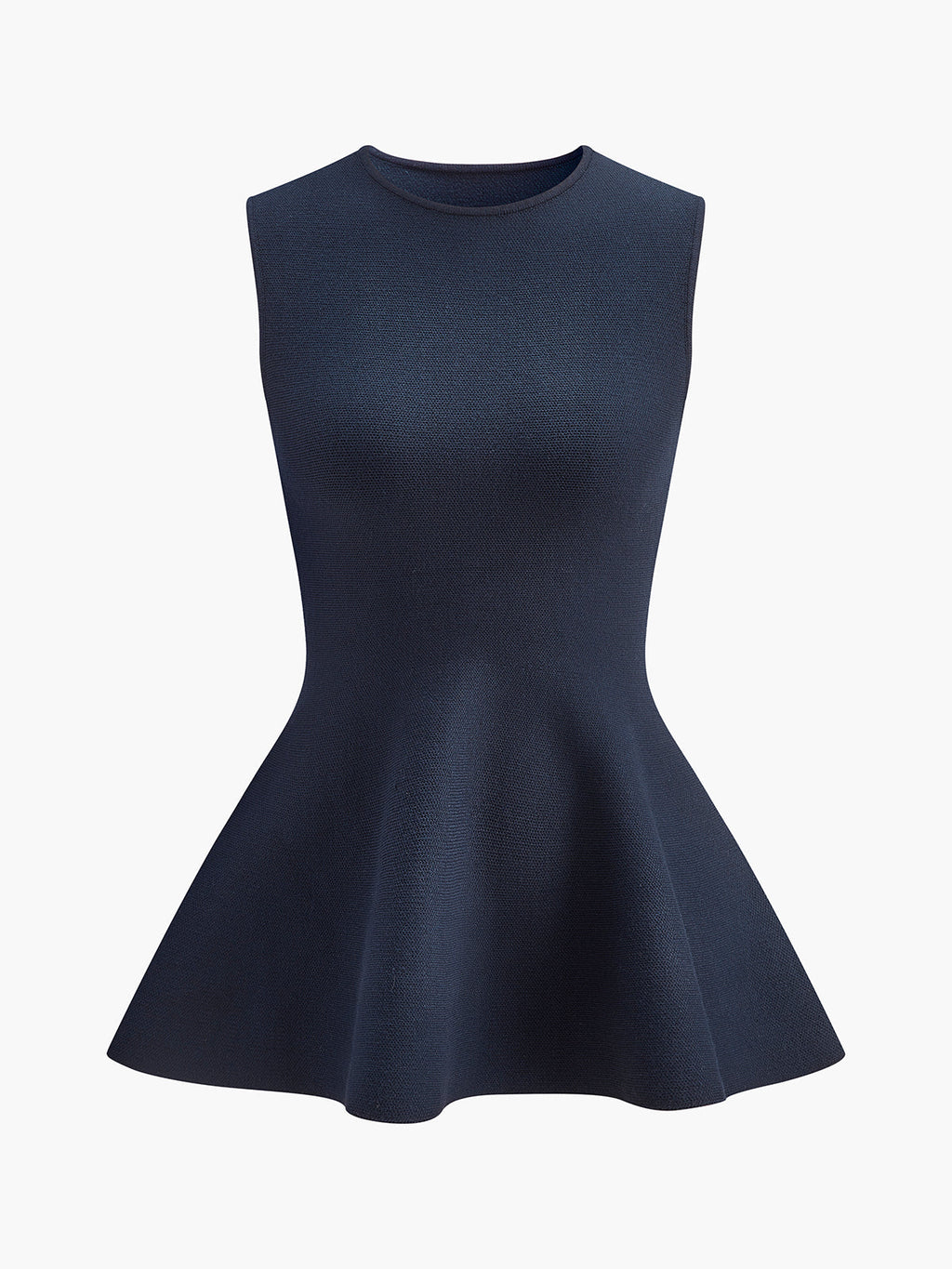 Şık Kloş Etekler Kolsuz Triko