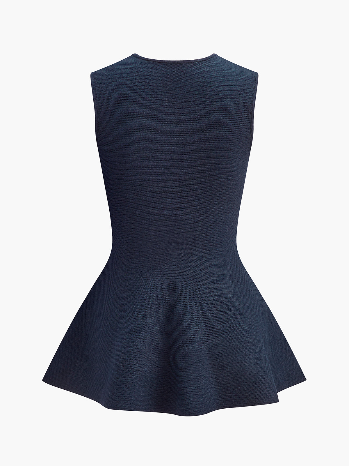 Şık Kloş Etekler Kolsuz Triko