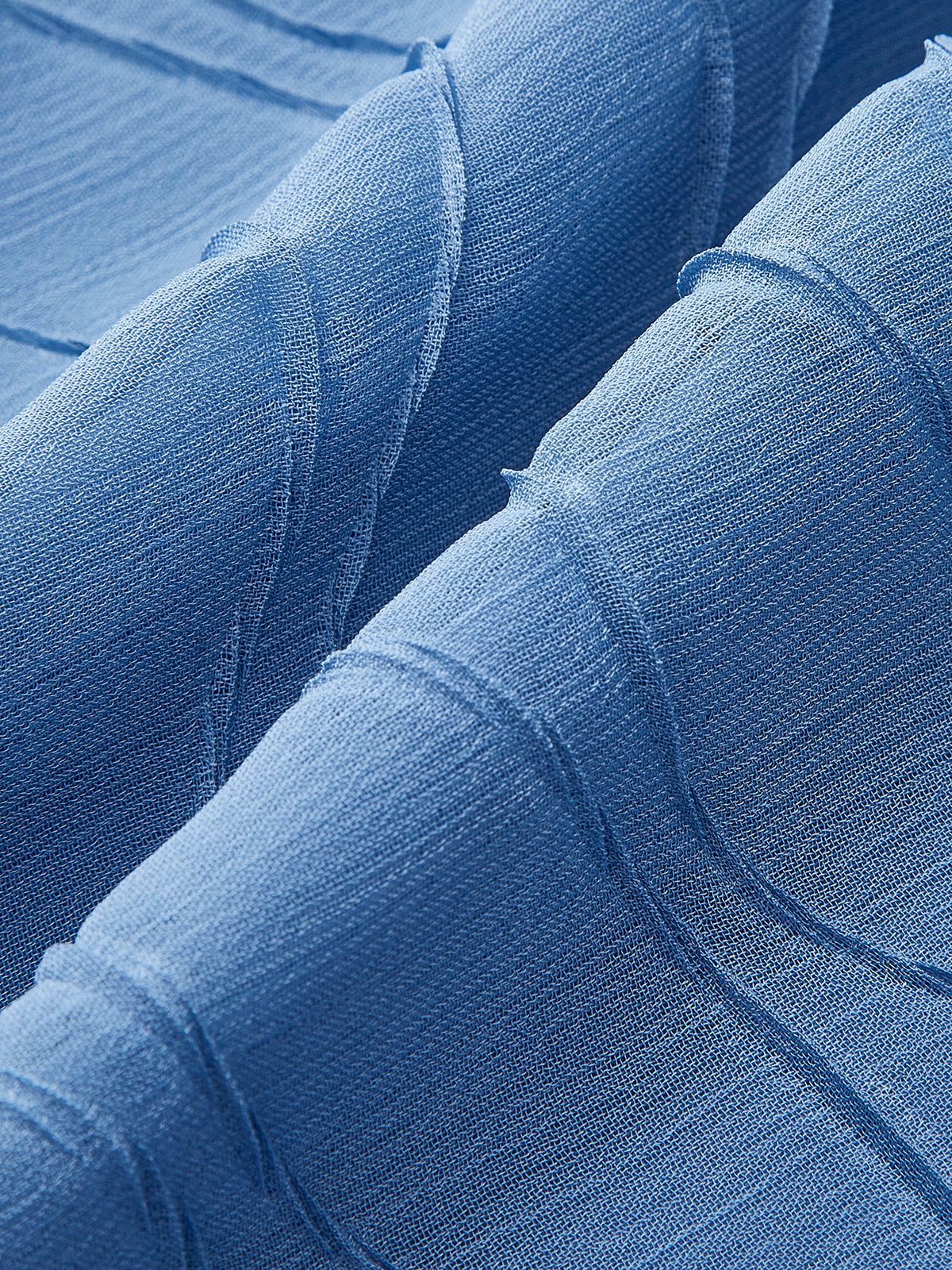 Şık Yarı Şeffaf Dokulu Şifon Bluz, Moda Bağlamalı Ön Tasarım ile