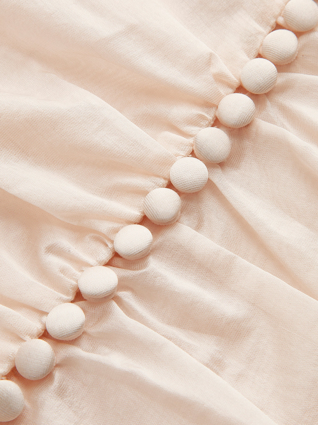 Şık Şifon V Yaka Drapeli Bluz