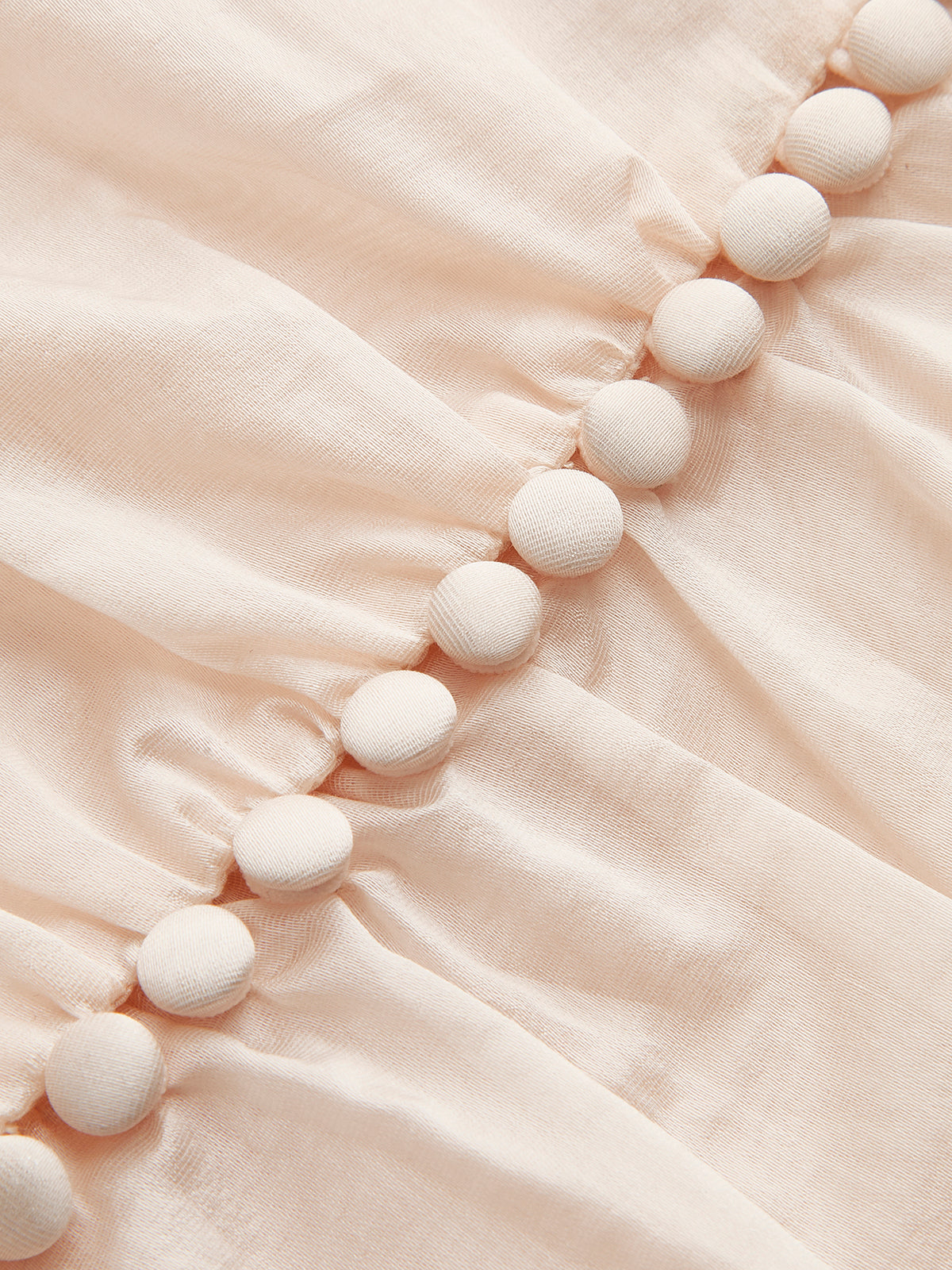 Şık Şifon V Yaka Drapeli Bluz