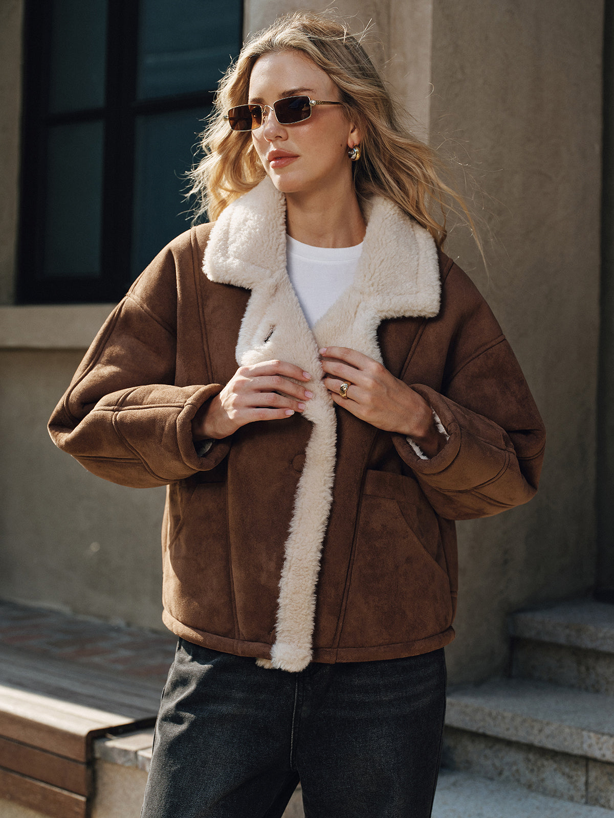 Polar İç Astarlı Lapel Kaban