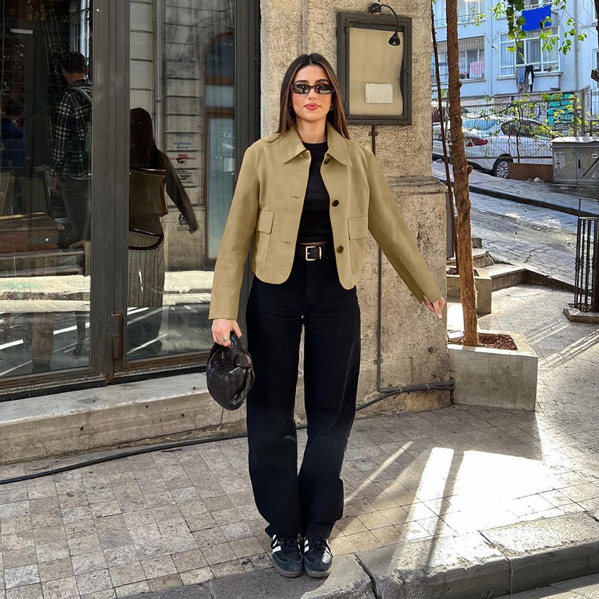 Rosea Suni Süet Ceket