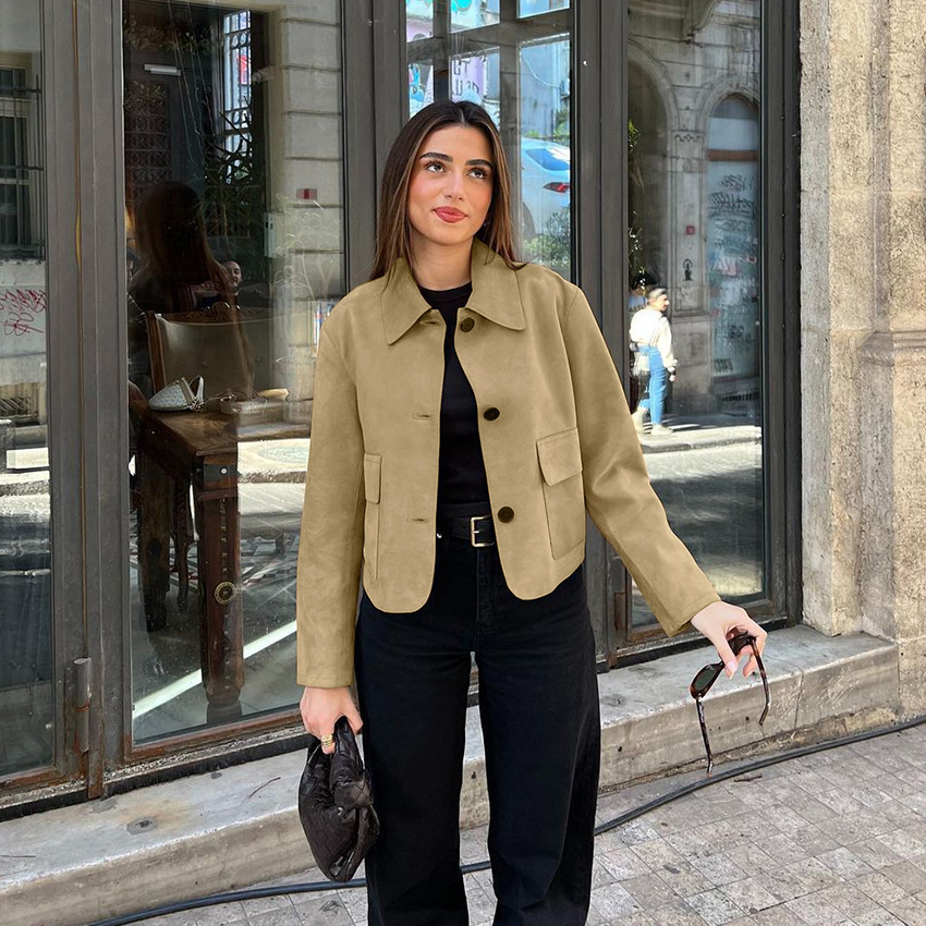 Rosea Suni Süet Ceket