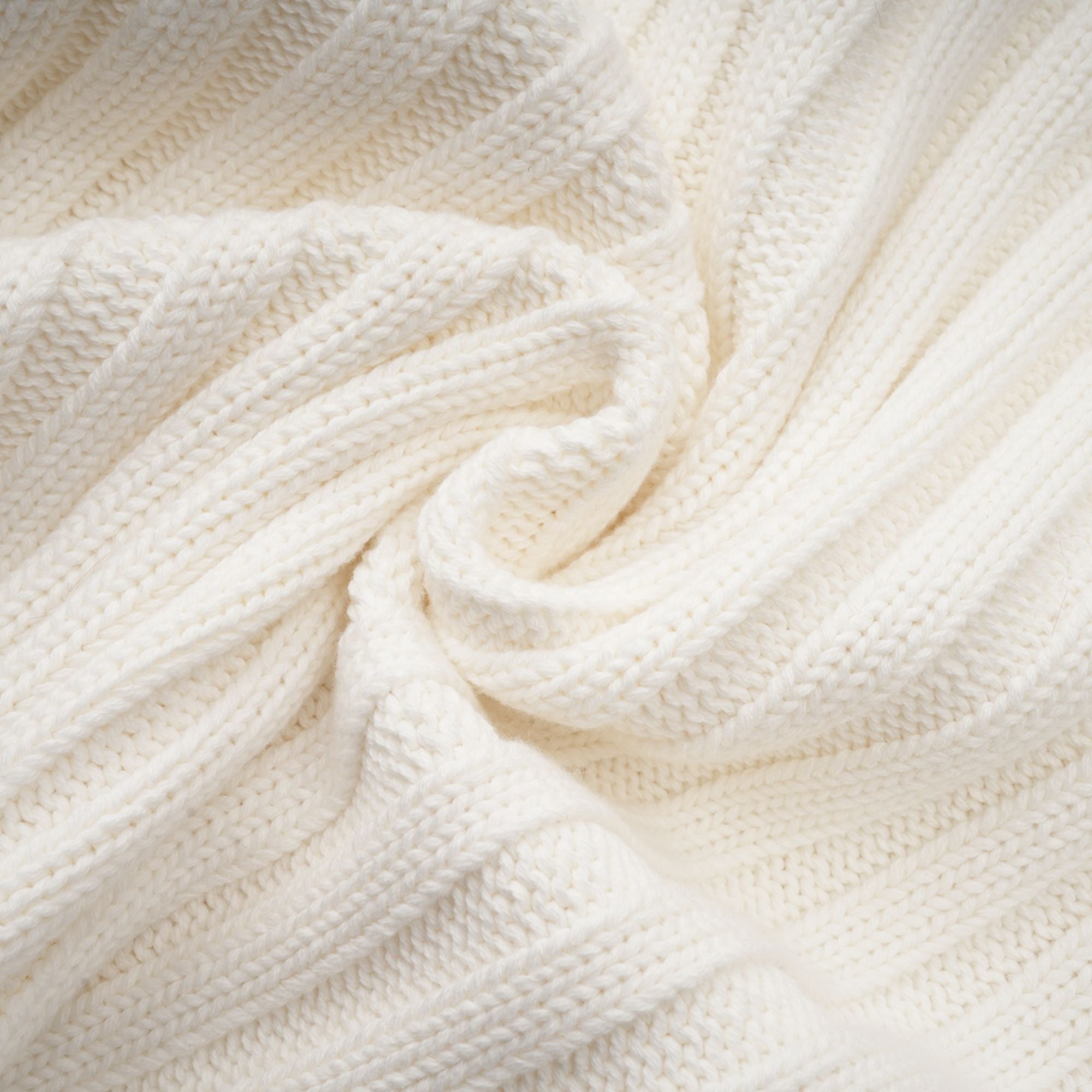 Suni Kürk & Örgü Detaylı Ceket