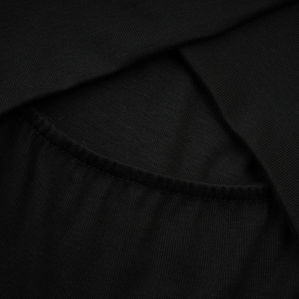 Odette siyah dantelli streç bluz