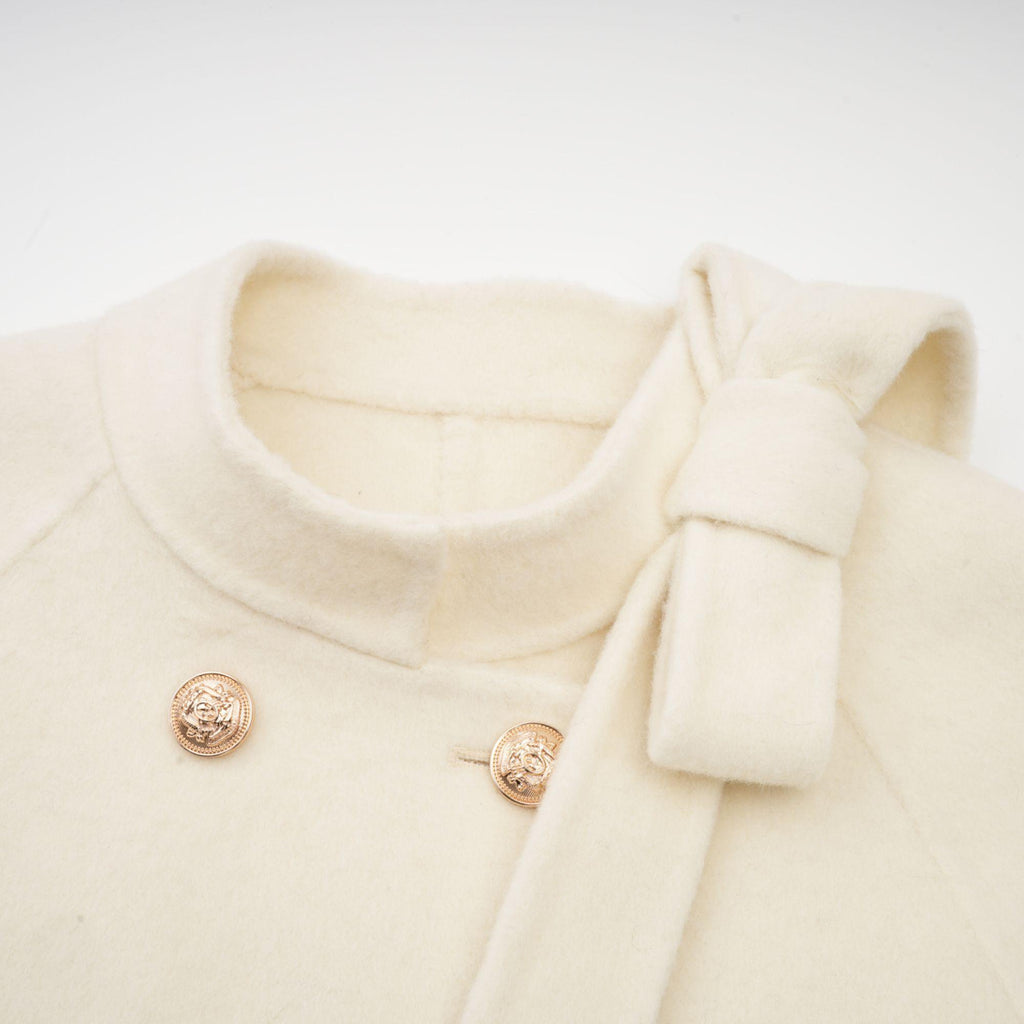 Elegant Charm Kürk Detaylı Krem Kaban