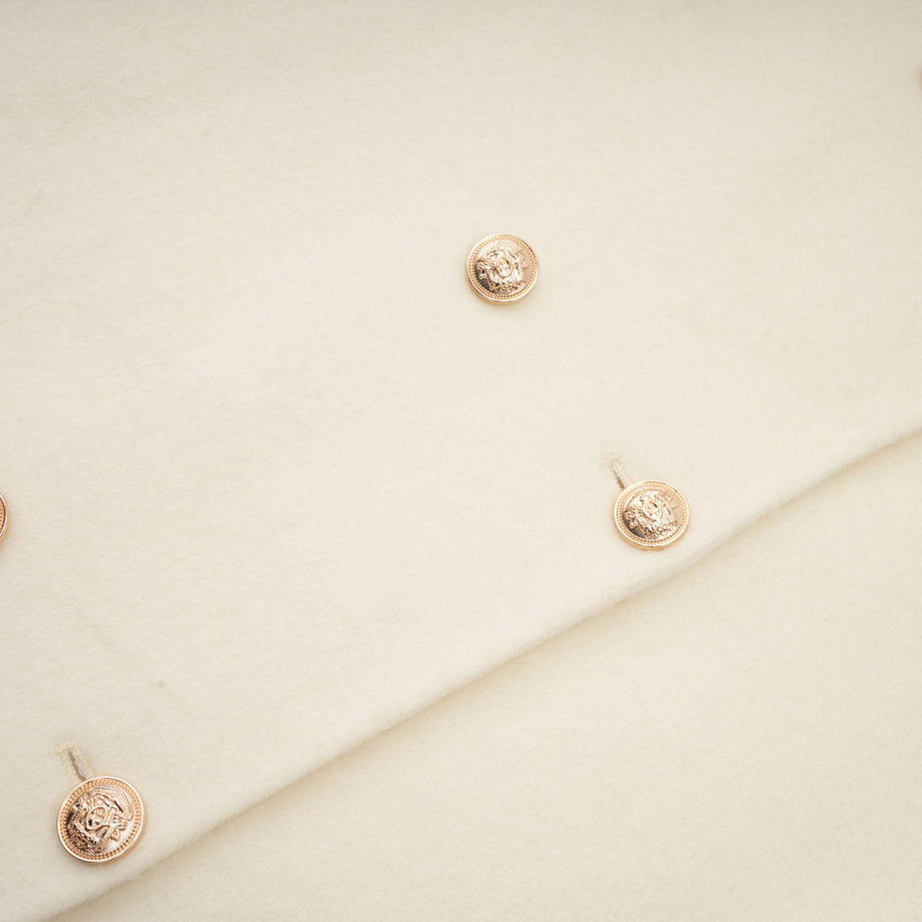 Elegant Charm Kürk Detaylı Krem Kaban