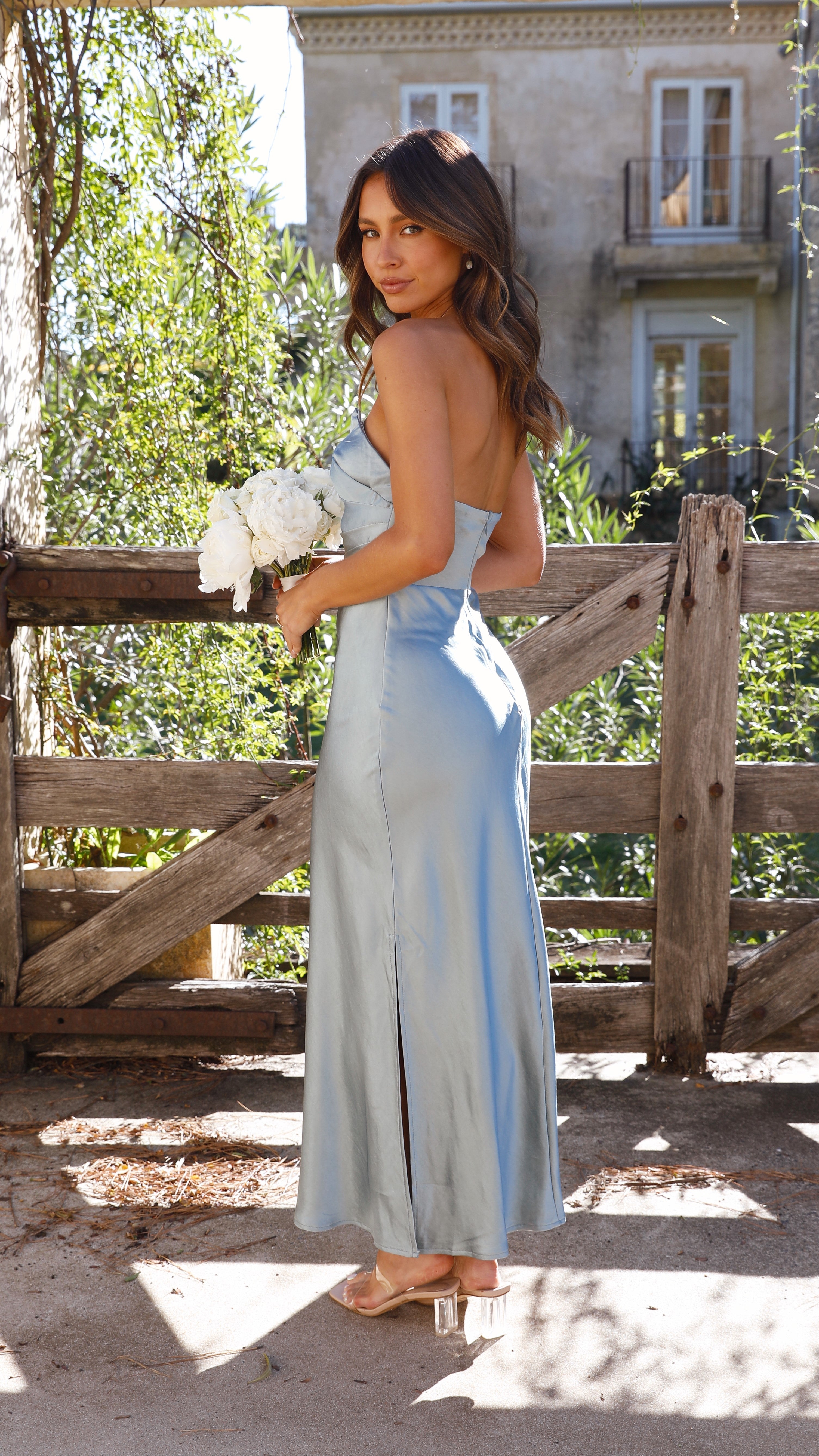 Valerie Maxi Elbise - Mavi