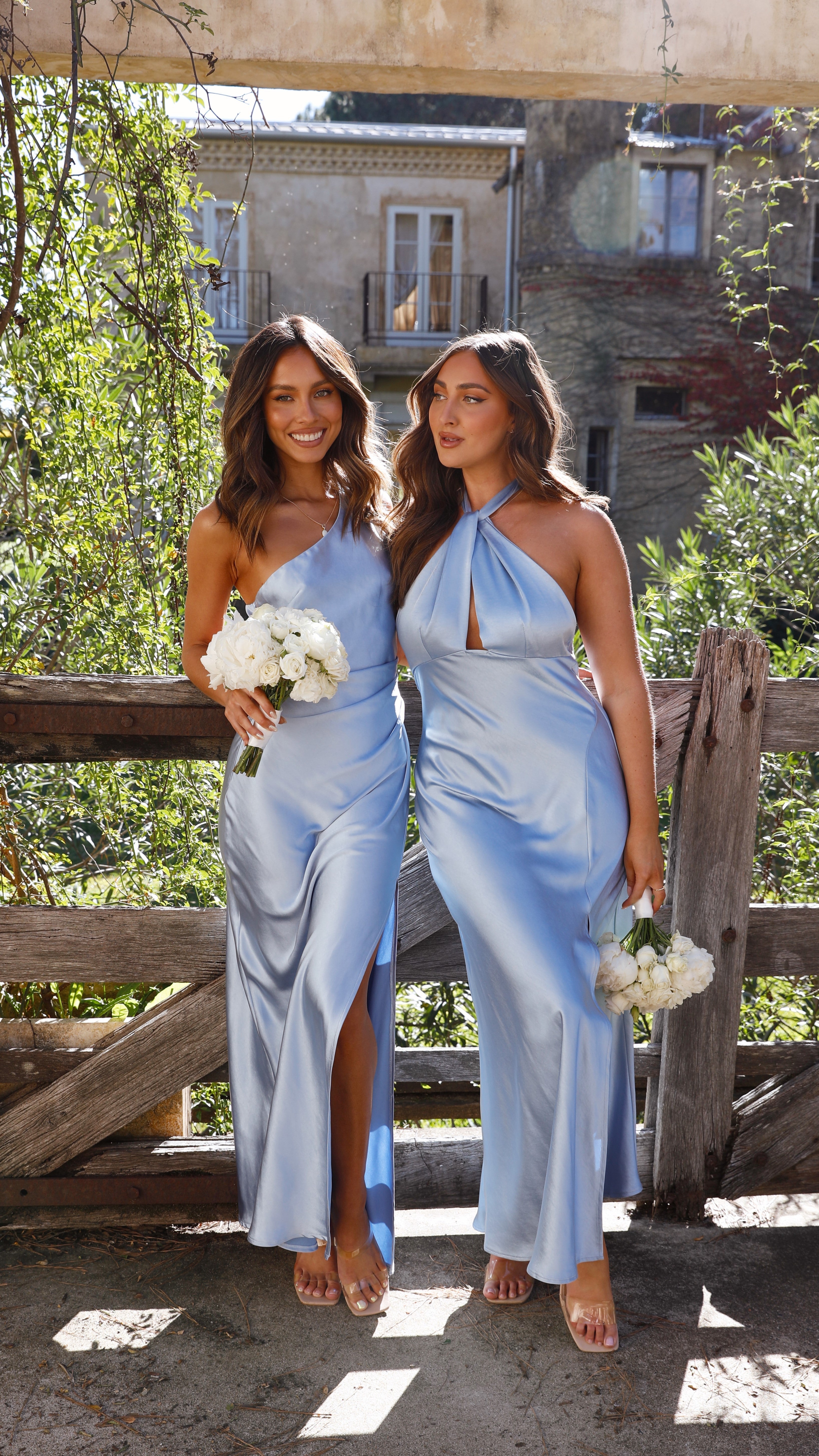 Victoria Maxi Elbise - Mavi