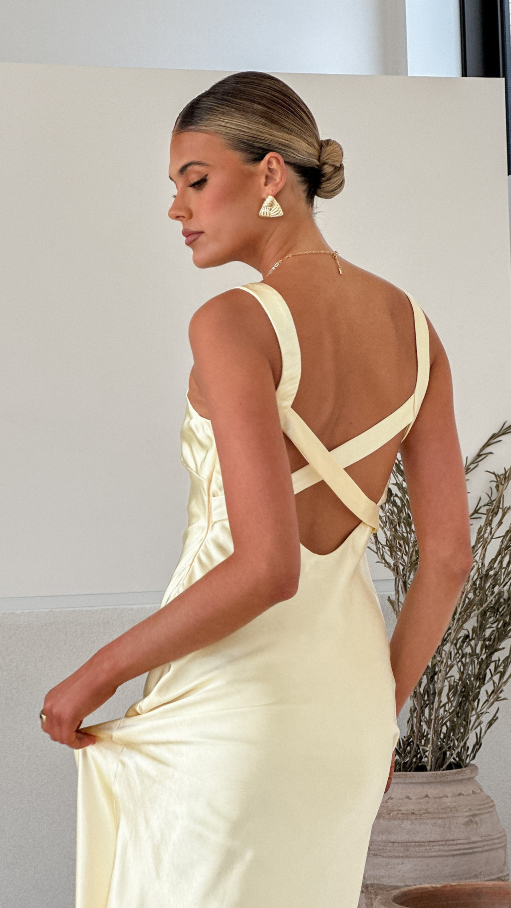 Andie Maxi Elbise - Sarı