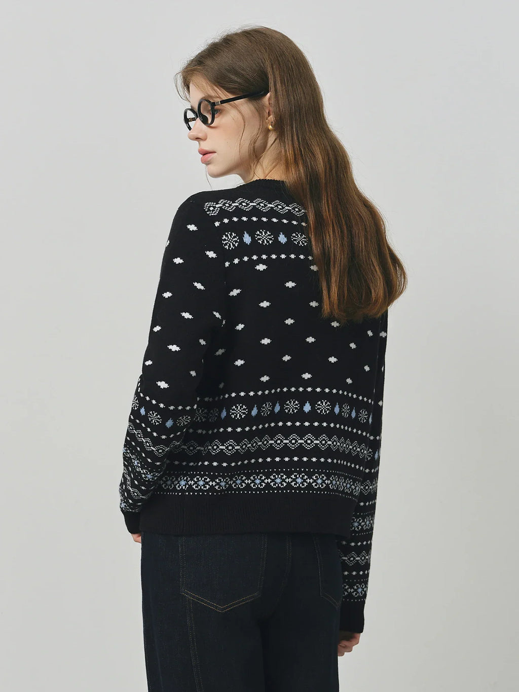 Açık Örgü Kadın Slim Fit Kazak