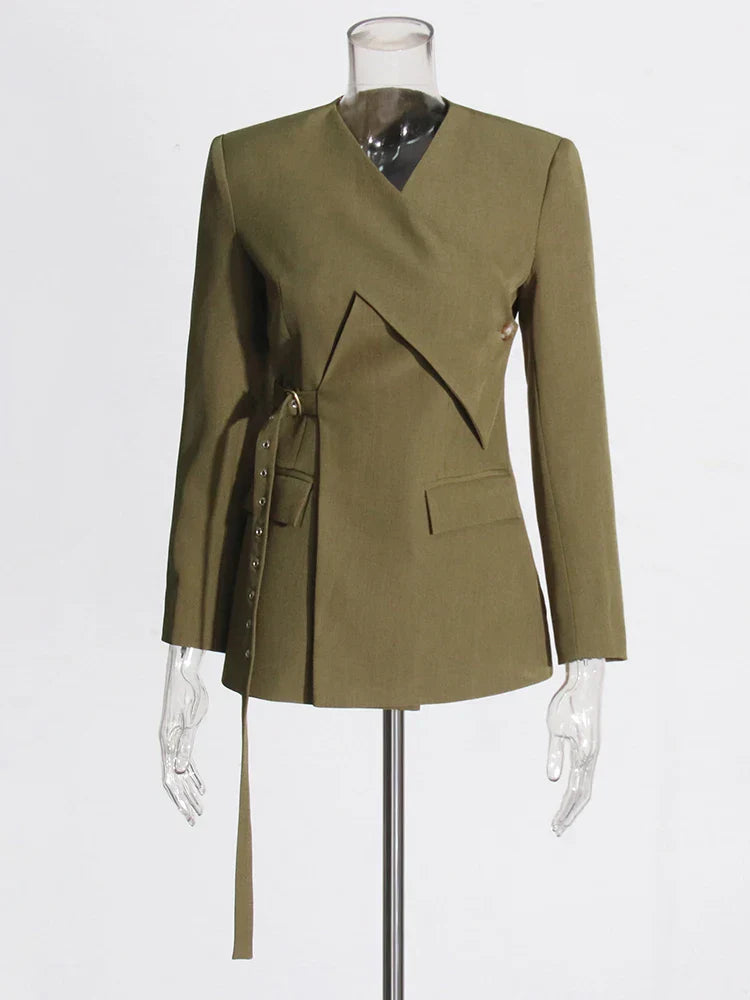 Bağcıklı Blazer Ceket