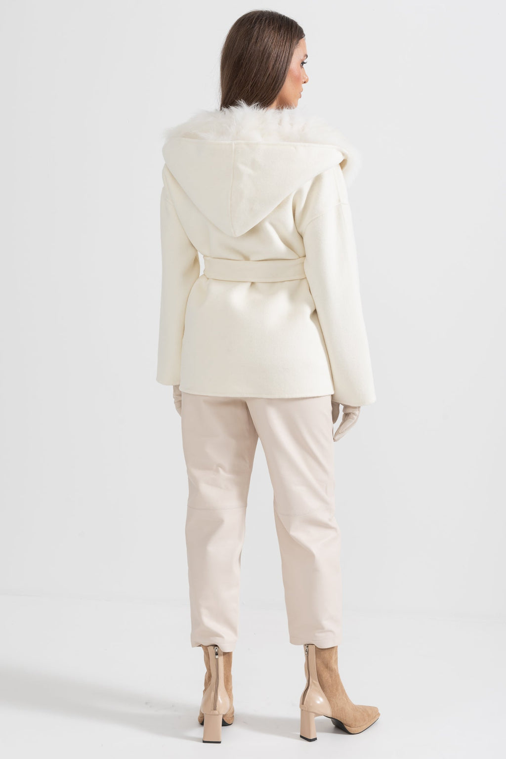 Oversize Kapüşonlu Ceket