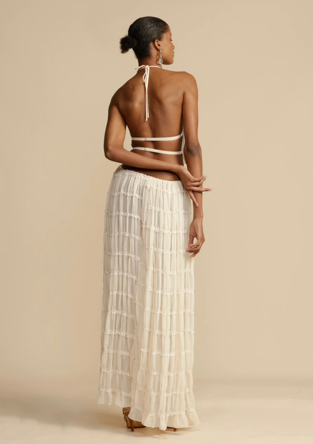 Monica Bağcıklı Etek Üst Set