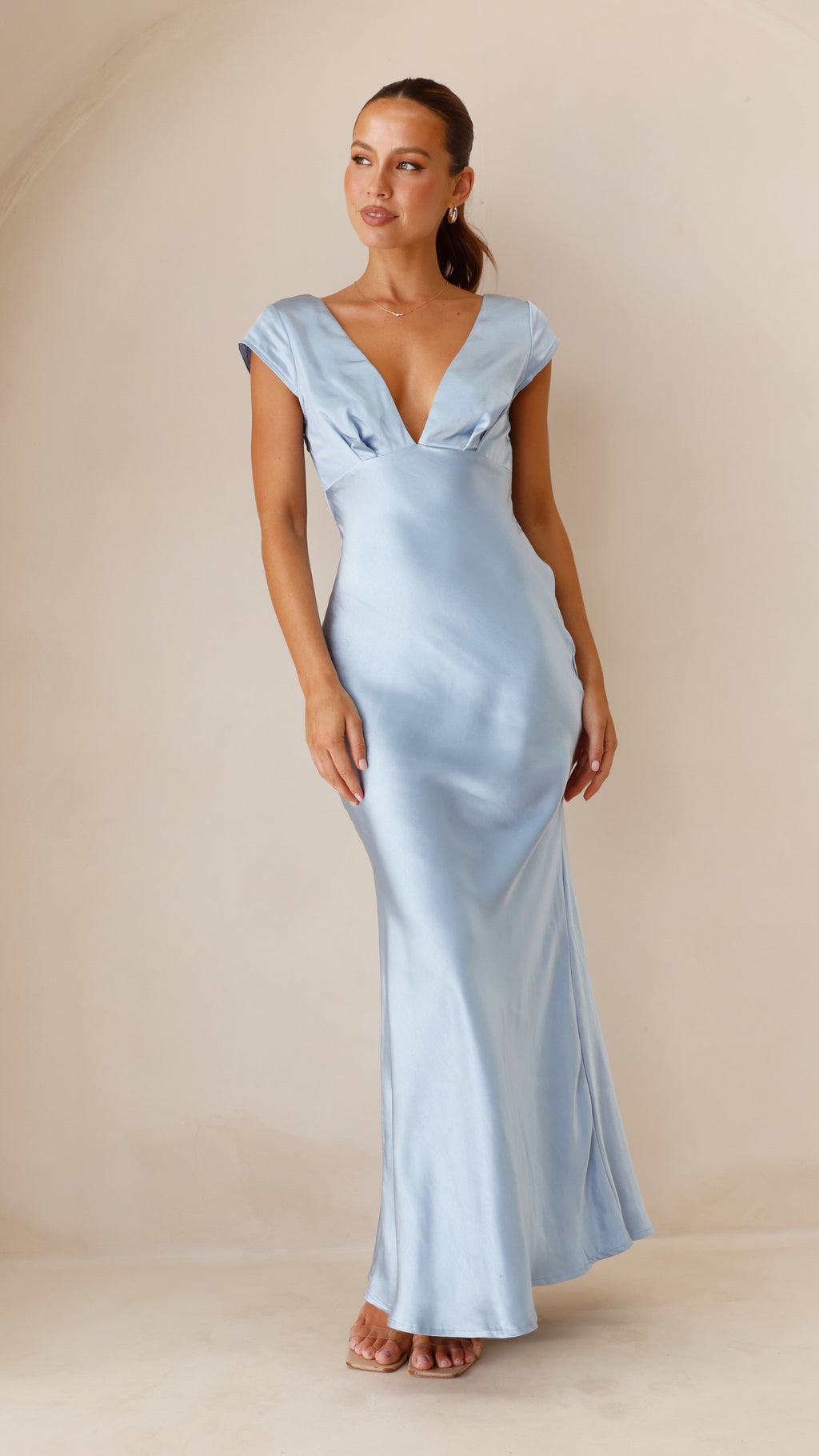 Amelia Maxi Elbise - Mavi