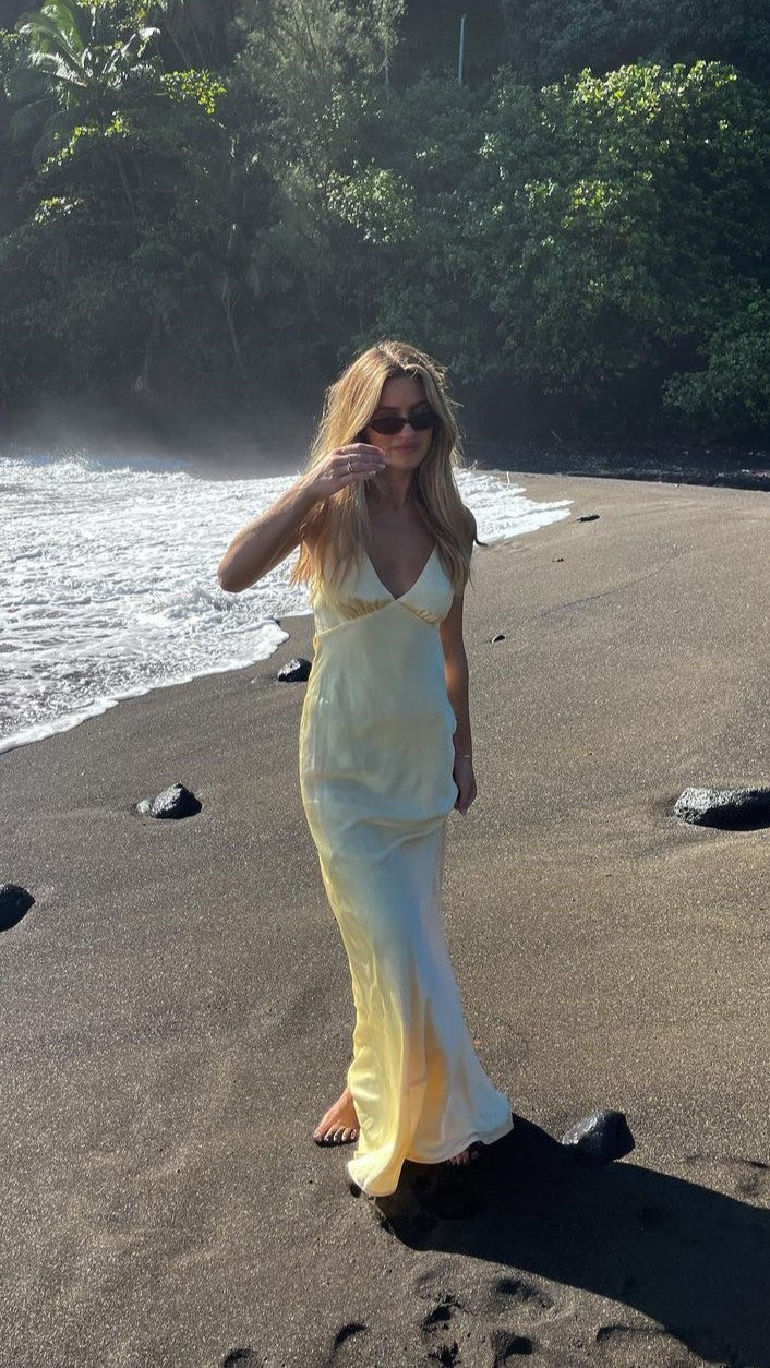 Ziah Maxi Elbise - Sarı