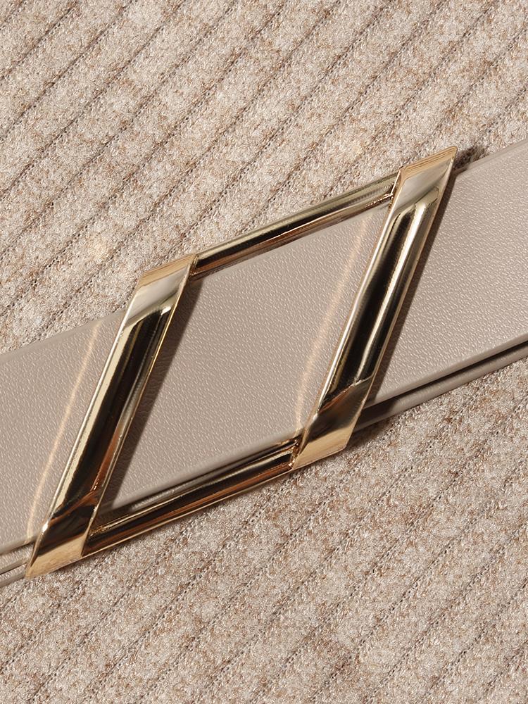 Kemerli Asimetrik Etek Uçlu Üst ve Tül Etek İki Parça Takım