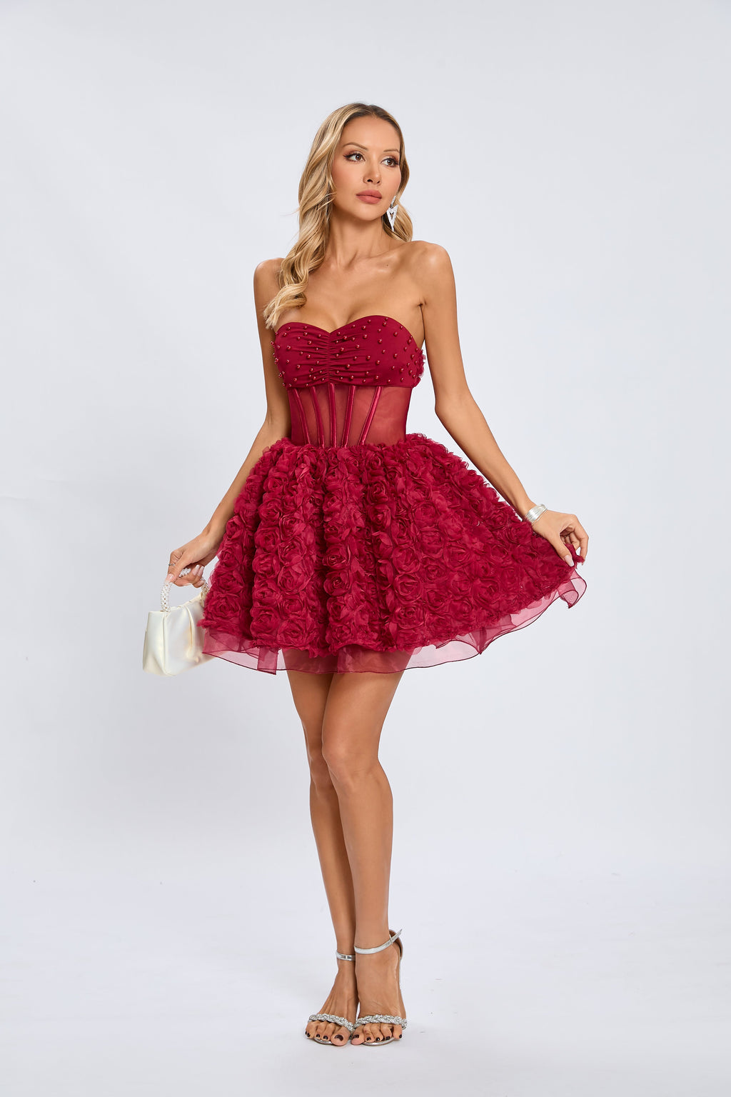 Rachel  Korse Mini Elbise