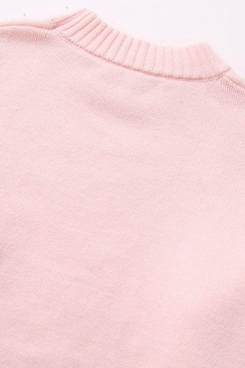 Pudra Pembe Oversize Triko