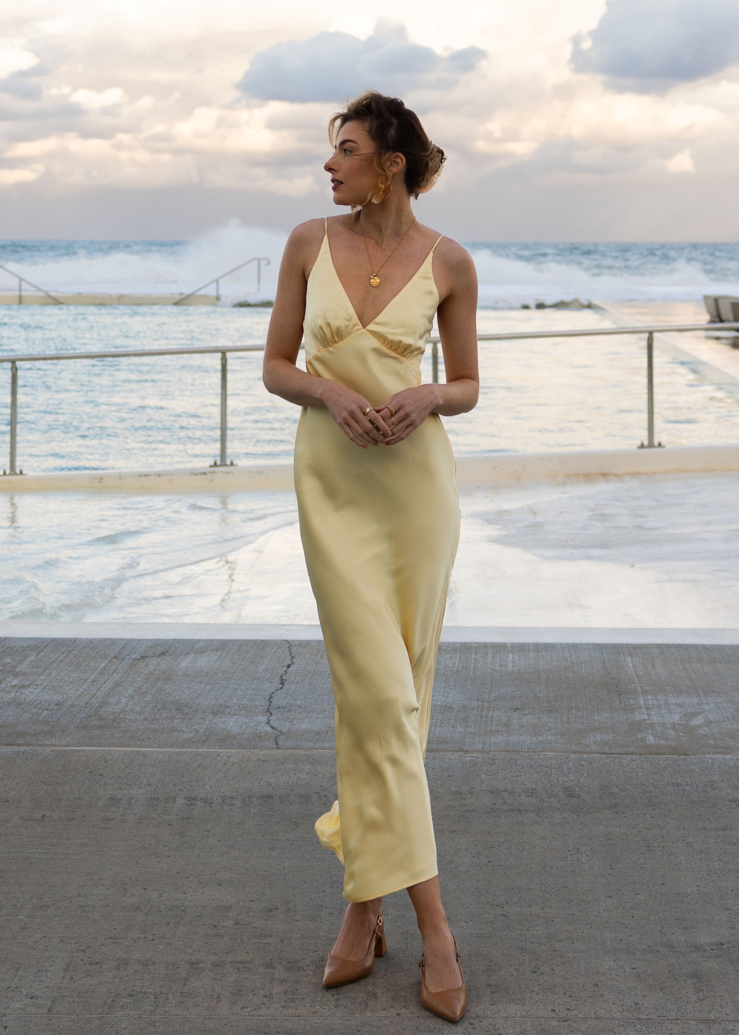 Ziah Maxi Elbise - Sarı