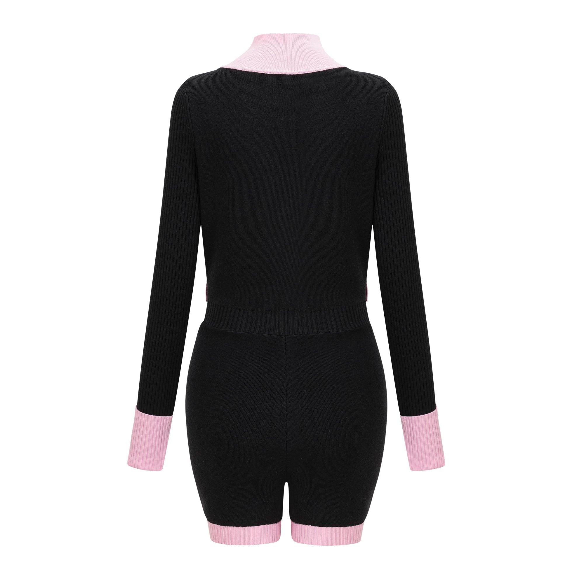 Ondinea Elegance İki Renkli Örgü Tulum